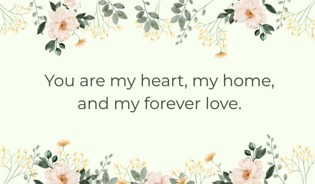 Love Message For Your Wife