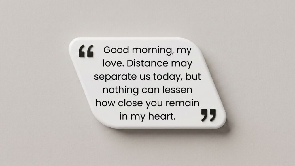 good morning message for her