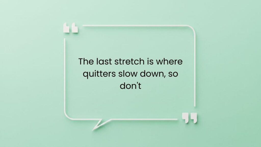 Mint green quote bubble card displaying happy friday motivational quotes for inspiration.