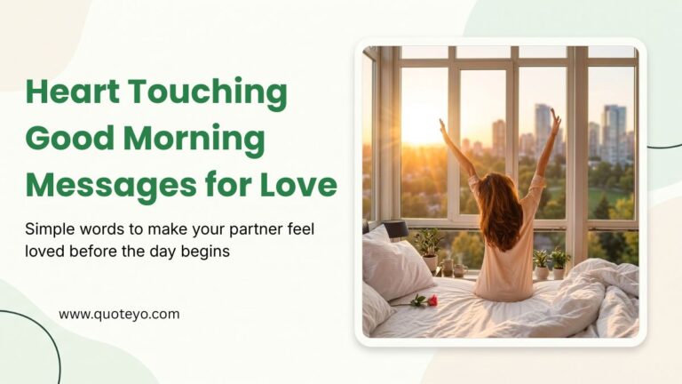heart touching good morning messages for love