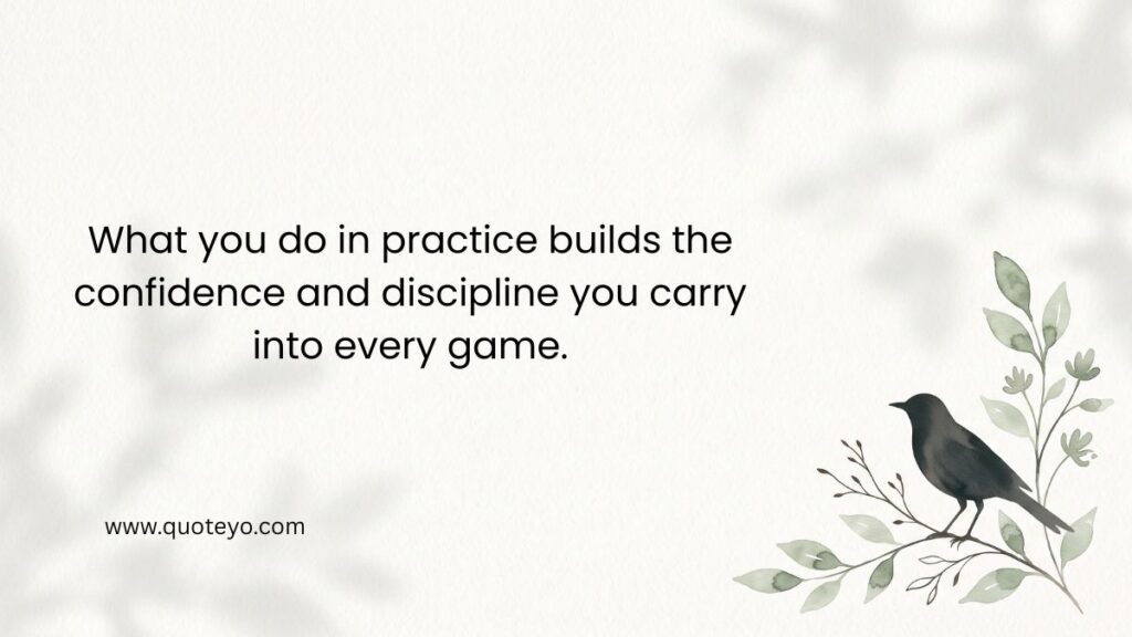 A 3D white quote bubble card displaying inspirational quotes about basketball on grey surface.