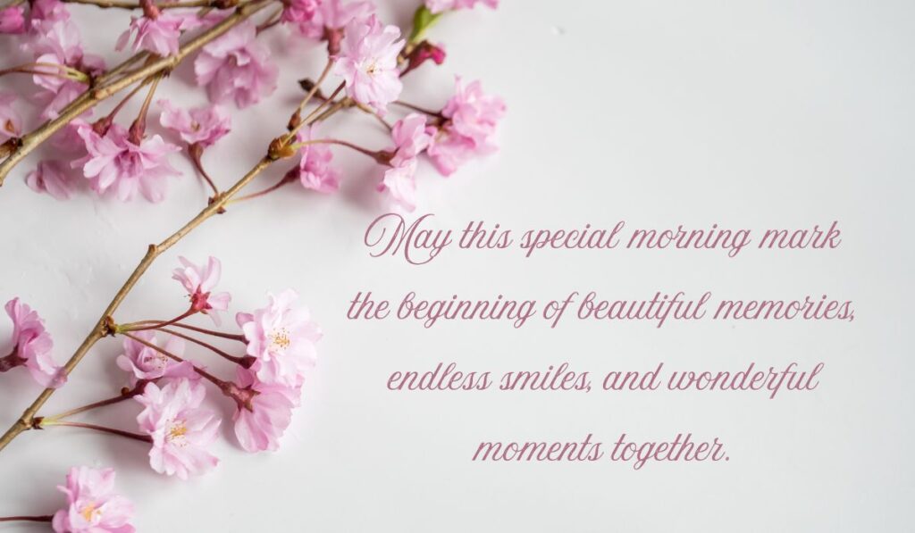 lovely good morning message for her