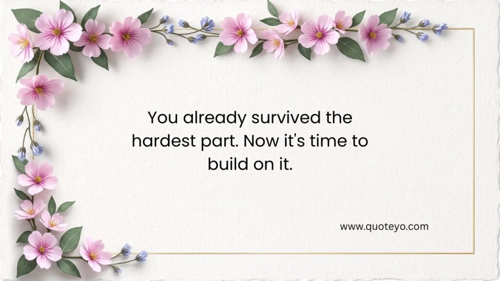 Pink floral stationery card presenting tuesday motivational quotes for work in clean text layout.