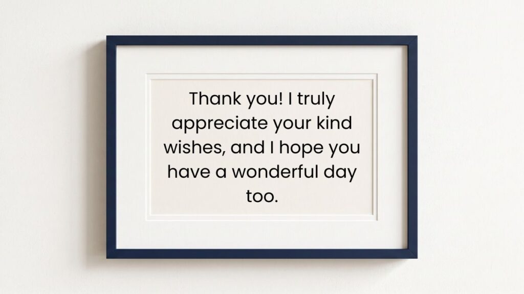 wishing you a great day