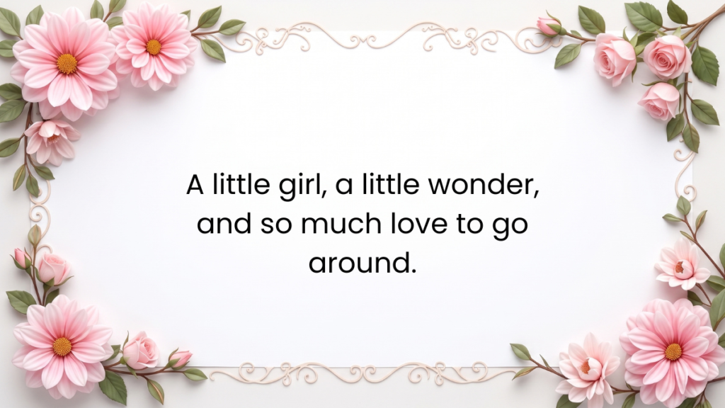Cute wishes for a newborn baby girl
