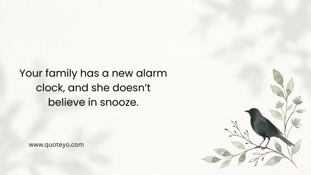 Funny newborn baby girl wishes and messages